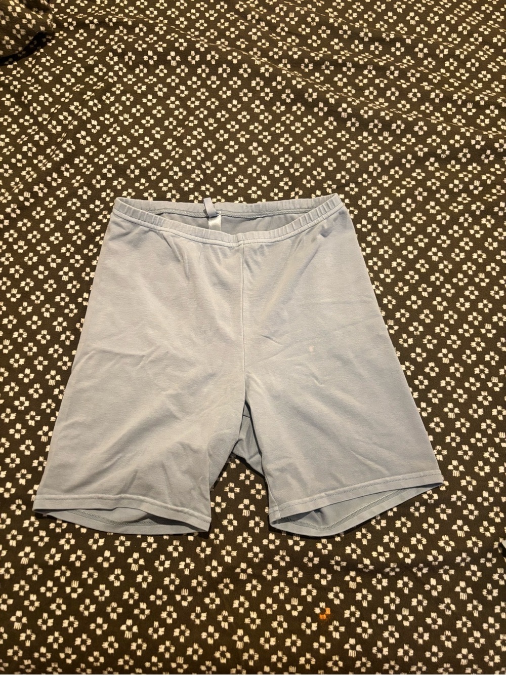SKIMS Light Blue Bike Shorts
